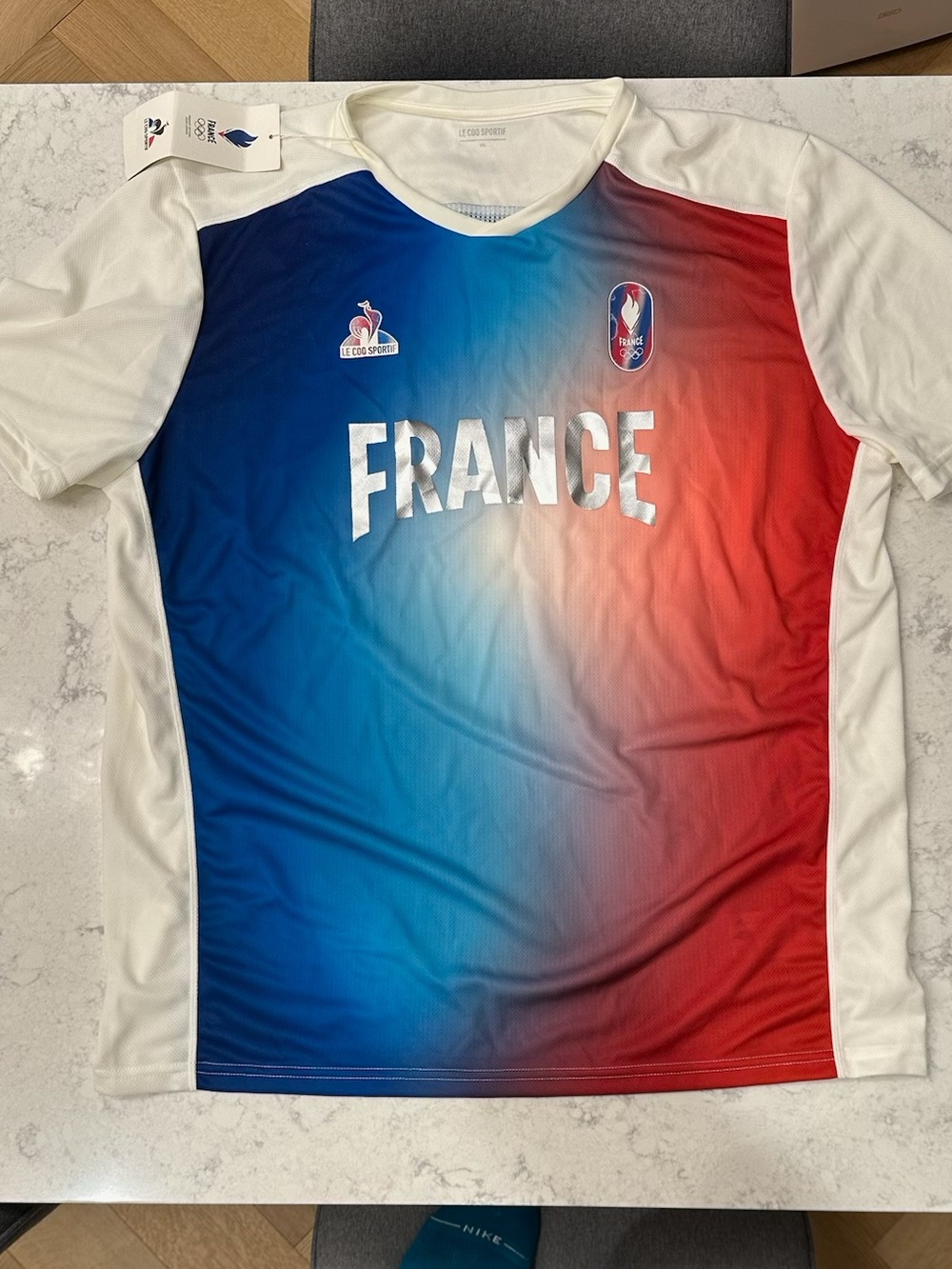 NWT Le Coq Sportif France Paris 2024 Olympic Jersey XXL